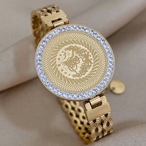 Italy 🇮🇹 Coin Band 18K GP Bracelet with Extender